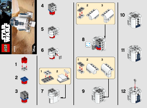 Návod Lego set 30611 Star Wars R2-D2