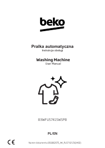 Instrukcja BEKO B3WFU57415WSPB Pralka