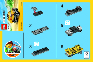 Manuale Lego set 30283 Creator Fuoristrada