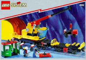 Manual de uso Lego set 4552 Trains Grúa de carga