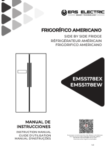 Manual EAS Electric EMSS178EW Fridge-Freezer
