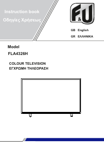 Εγχειρίδιο F&U FLA4326H Τηλεόραση LED