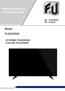 Handleiding F&U FLQ4322UH LED televisie