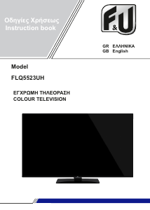 Handleiding F&U FLQ5523UH LED televisie