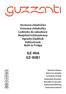 Manual Guzzanti GZ 90B1 Refrigerator