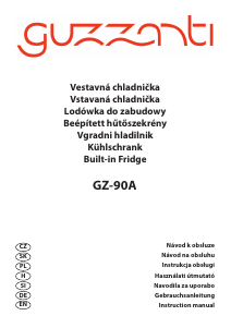Manual Guzzanti GZ 90A Refrigerator
