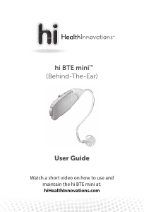 Manual hi BTE mini Hearing Aid