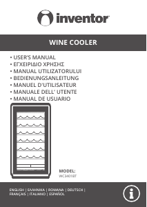 Manual Inventor WC3401BT Răcitor vin
