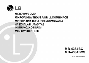 Návod LG MB-4384BCS Mikrovlnná rúra