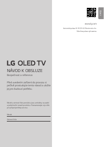Manuál LG OLED77B33LA OLED televize