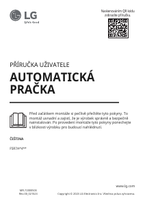 Manuál LG FSR7A94WS Pračka