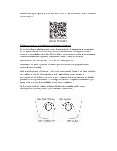 Manual de uso Longvie CN512SS Calentador de agua