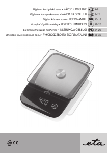 Manual Eta 3778 Kitchen Scale