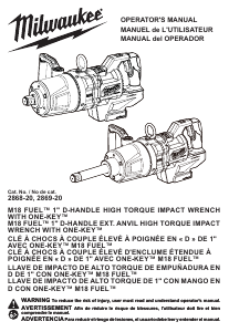 Manual de uso Milwaukee 2868-22HD Llave de impacto