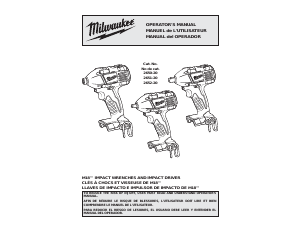 Manual de uso Milwaukee 2652-22 Llave de impacto