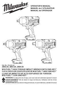 Manual Milwaukee 2863-22 Impact Wrench