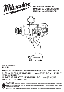 Manual Milwaukee 2865-22 Impact Wrench