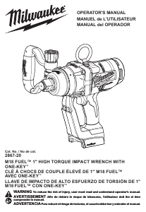 Manual Milwaukee 2867-22 Impact Wrench