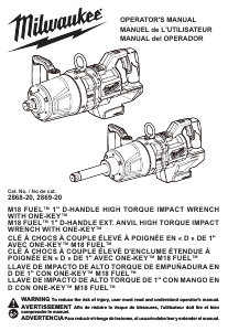 Handleiding Milwaukee 2869-22HD Slagmoersleutel