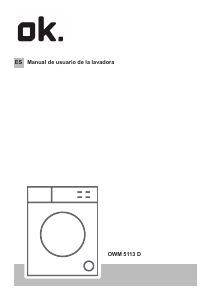 Manual OK OWM 5113 D Máquina de lavar roupa