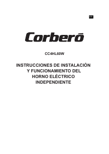 Manual de uso Corberó CC 4HL60 W Cocina