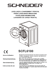 Handleiding Schneider SCFL 6100 Wasmachine