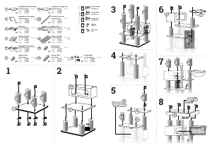 Hướng dẫn sử dụng PetRebels Turnpike 190 Cây cho mèo