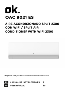 Manual de uso OK OAC 9021 ES Aire acondicionado