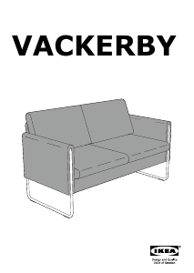 Manual de uso IKEA VACKERBY Sofá