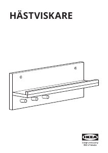 Kasutusjuhend IKEA HASTVISKARE Riiul