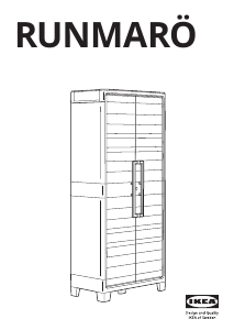 Käyttöohje IKEA RUNMARO Kaappi