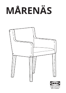 Manuál IKEA MARENAS Židle