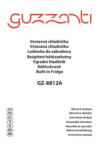 Manual Guzzanti GZ 8812A Refrigerator