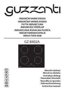 Handleiding Guzzanti GZ 8402A Kookplaat