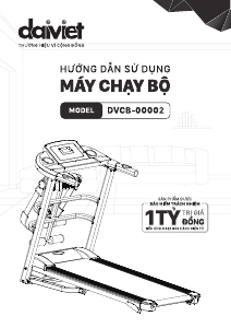 Hướng dẫn sử dụng Daikiosan DVCB-00002 Máy chạy bộ