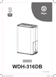 Manual Blyss WDH-316DB Dezumidificator