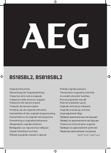 Használati útmutató AEG BSB 18SBL20 Fúró-csavarozó