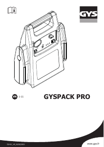 Hướng dẫn sử dụng GYS GYSPack Pro Bộ kích ắc-quy