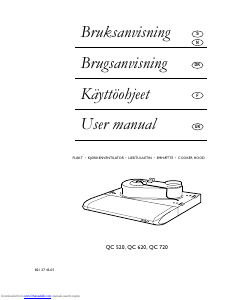 Manual Husqvarna QC720K Cooker Hood