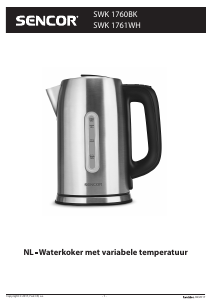 Handleiding Sencor SWK 1760BK Waterkoker