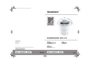 Mode d’emploi SilverCrest IAN 360839 Machine à glace