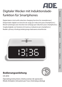 Manual ADE CK 2010 Alarm Clock