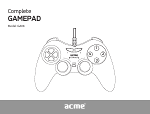 Handleiding Acme GA08 Gamecontroller