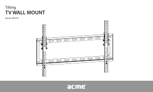 Instrukcja Acme MTLT52 Uchwyt ścienny