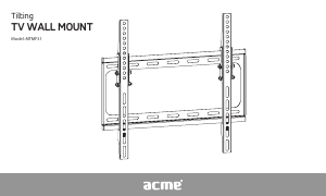 Manual Acme MTMT32 Suport pe perete