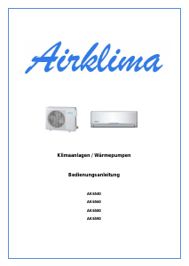 Bedienungsanleitung Airklima AK6560 Klimagerät