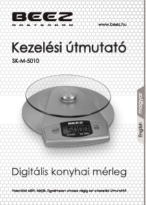 Használati útmutató Beez SK-M-5010 Konyhai mérleg