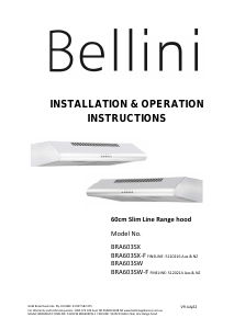 Manual Bellini BRA603SX2 Cooker Hood