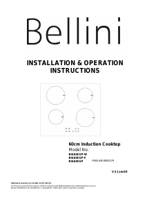 Manual Bellini BIA64EGP Hob