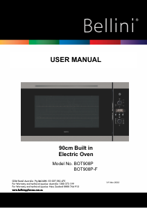 Handleiding Bellini BOT908P Oven